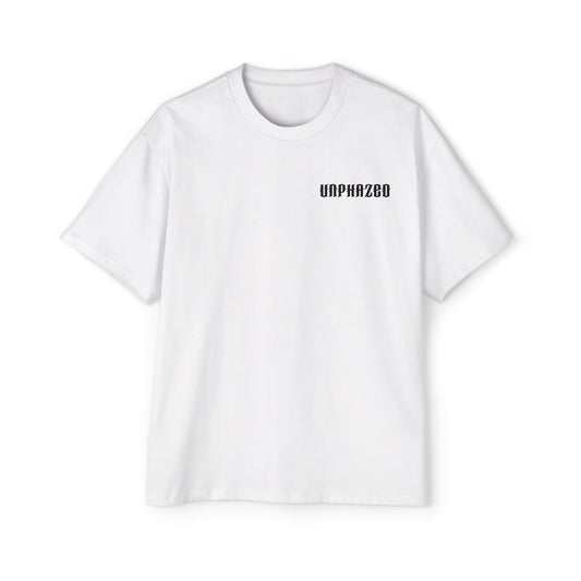 UNPHAZED - 'Quiet Moves Loud Results' Oversized tee - White