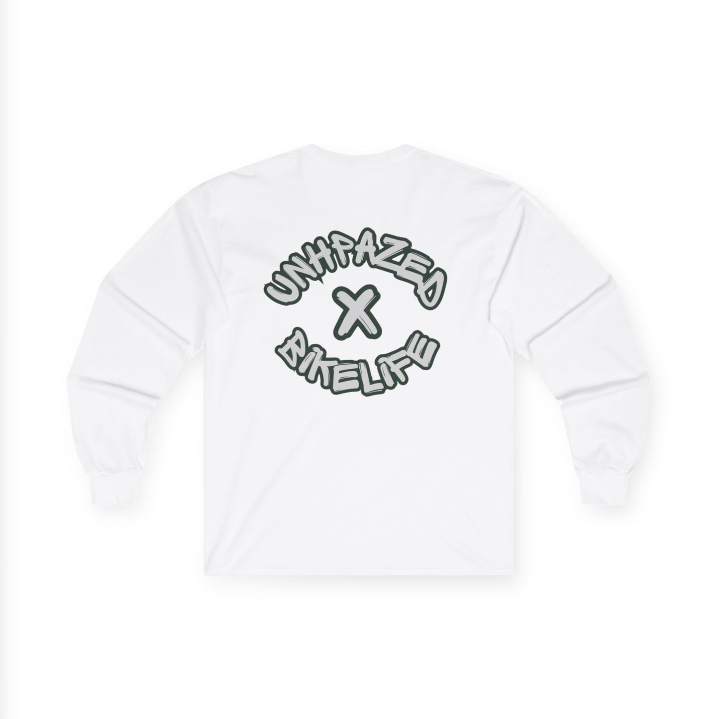 UNPHAZED x BIKELIFE Long Sleeve Tee - White