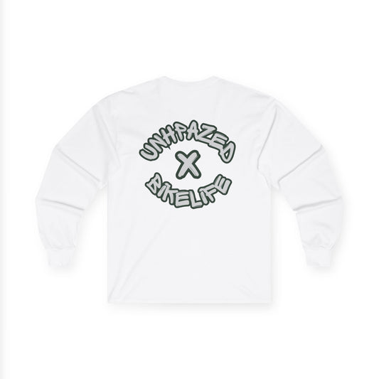 UNPHAZED x BIKELIFE Long Sleeve Tee - White