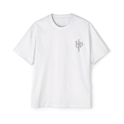 Oversized Tee — Monogram 'UNP' Gothic Arrow Logo