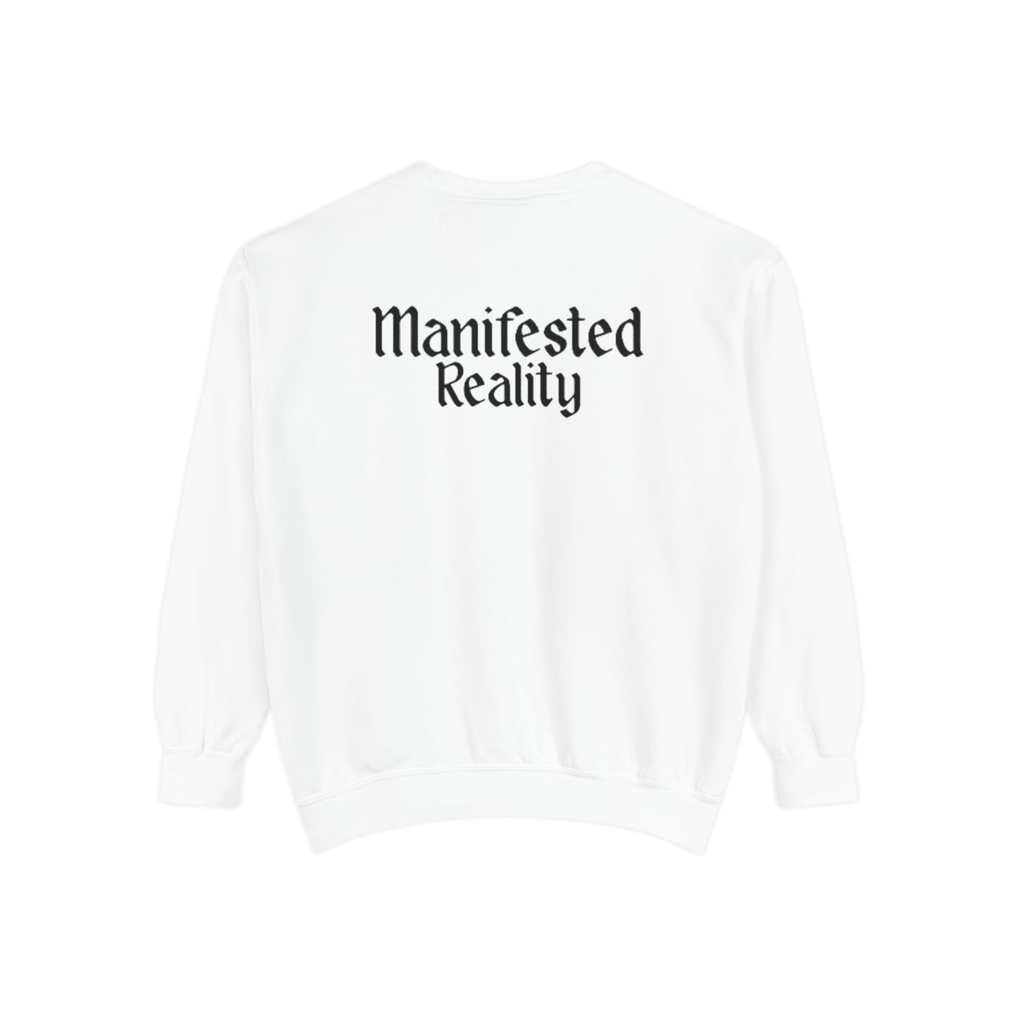"Manifested Reality" Long Sleeve Tee - White