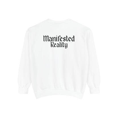 "Manifested Reality" Long Sleeve Tee - White