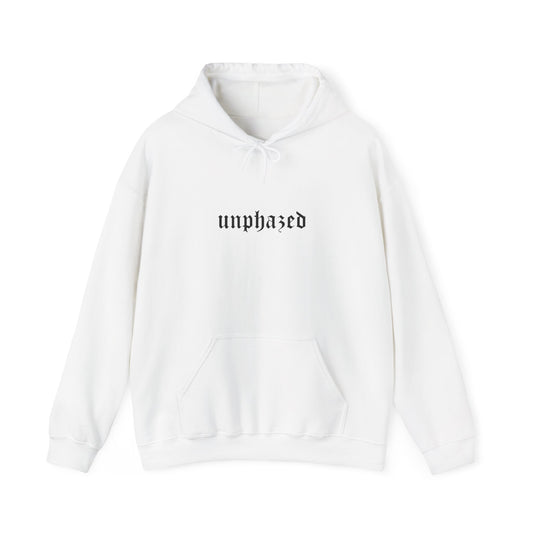 UNPHAZED - 'No Second Takes' Hoodie - White