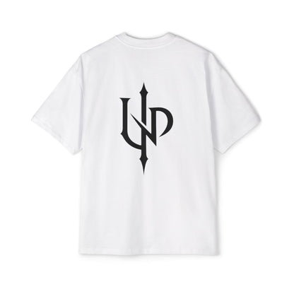 Oversized Tee — Monogram 'UNP' Gothic Arrow Logo