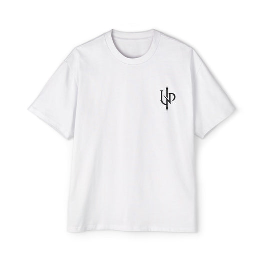 Oversized Tee — Monogram 'UNP' Gothic Arrow Logo