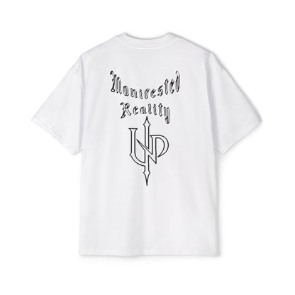Oversized Tee — Monogram 'UNP' Gothic Arrow Logo