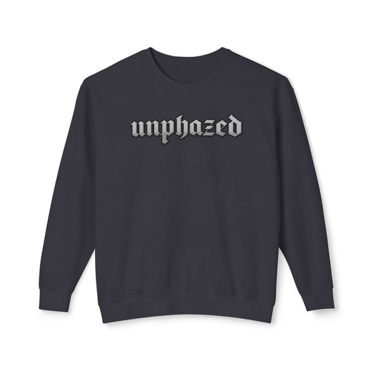 UNPHAZED - 'No Luck just Timing' Long sleeve Tee - Grey