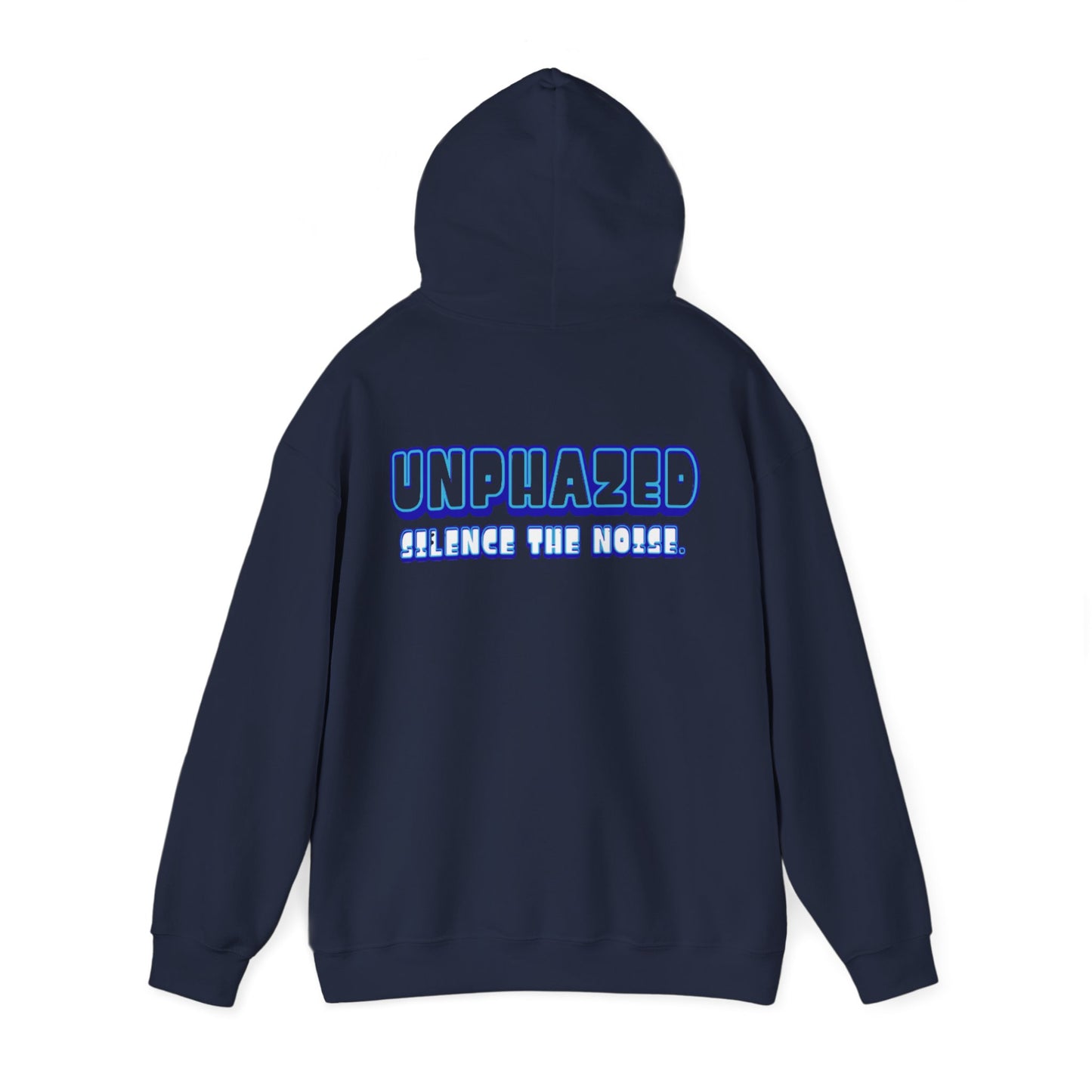 UNPHAZED - 'Silence The Noise' Hoodie - Navy